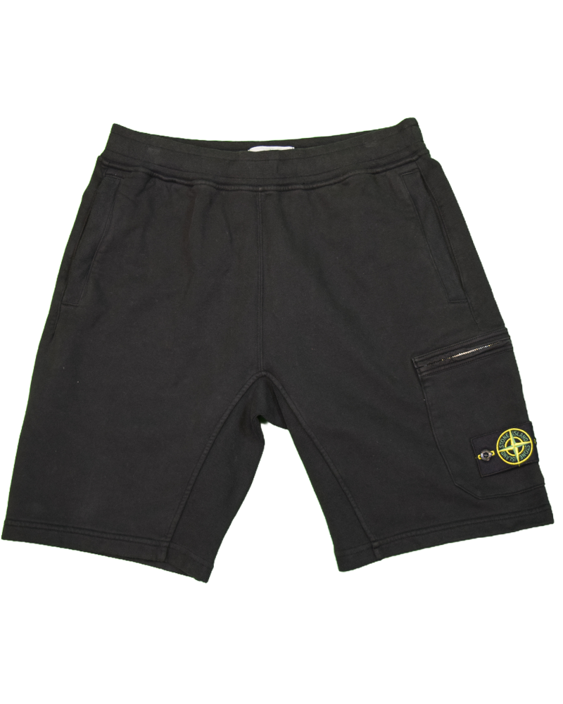 Stone Island Bermuda Jogger Shorts Black