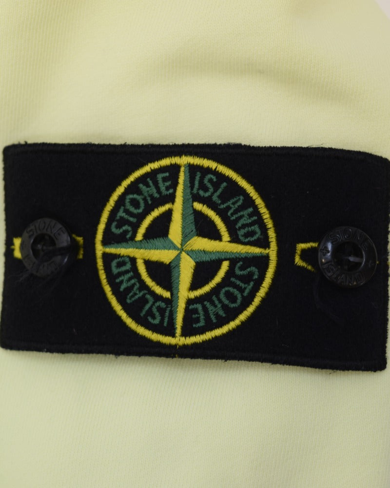 Stone Island Crewneck Sweatshirt Yellow front view