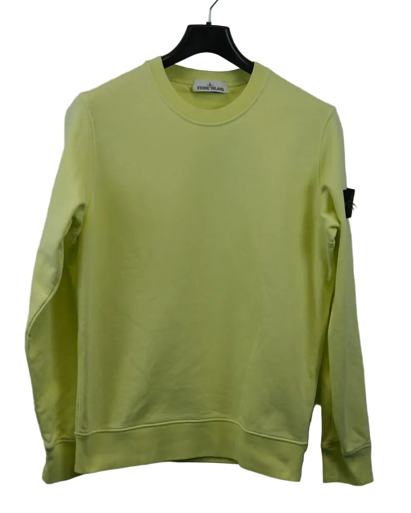 Stone Island Crewneck Sweatshirt Yellow back view