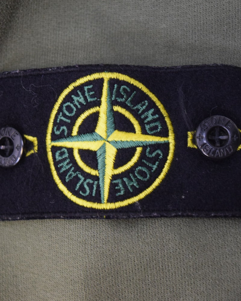 Stone Island Crewneck Sweatshirt Green detail view