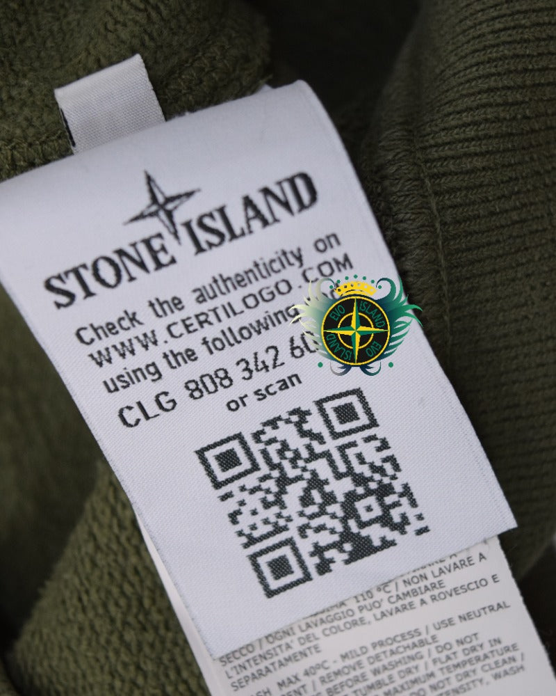 Stone Island Crewneck Sweatshirt Green detail view