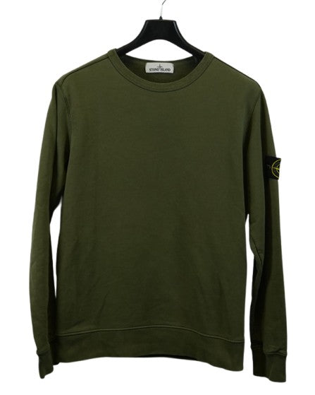 Stone Island Crewneck Sweatshirt Green back view