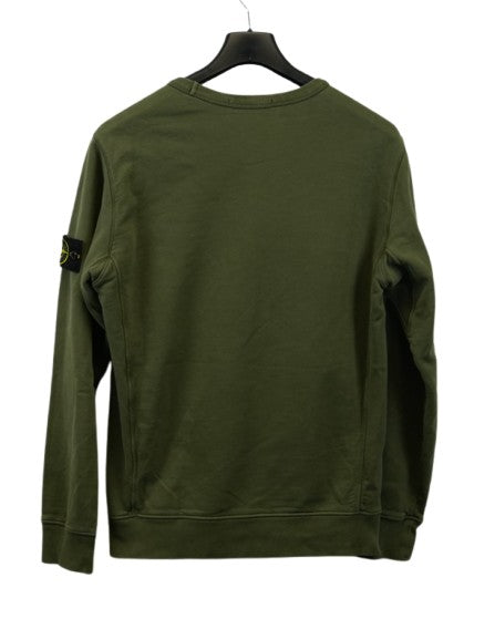 Stone Island Crewneck Sweatshirt Green front view