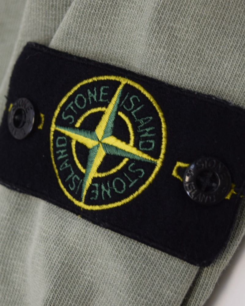 Stone Island Crewneck Sweater Green detail view