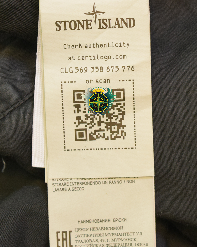 Stone Island Ghost Cargos Black