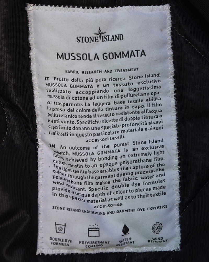 Stone Island Mussola Gommato 30 Anni Jacket Khaki