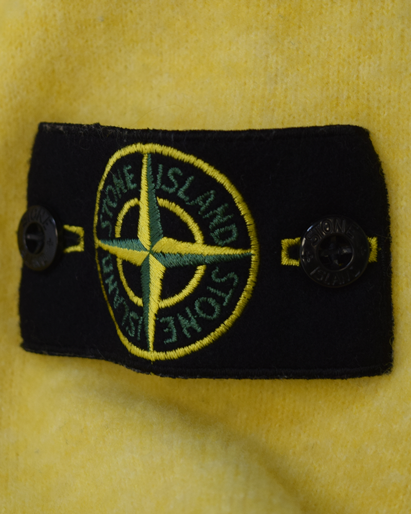 Stone Island Cashmere Knitted Jumper Yellow