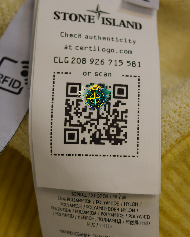 Stone Island Cashmere Knitted Jumper Yellow