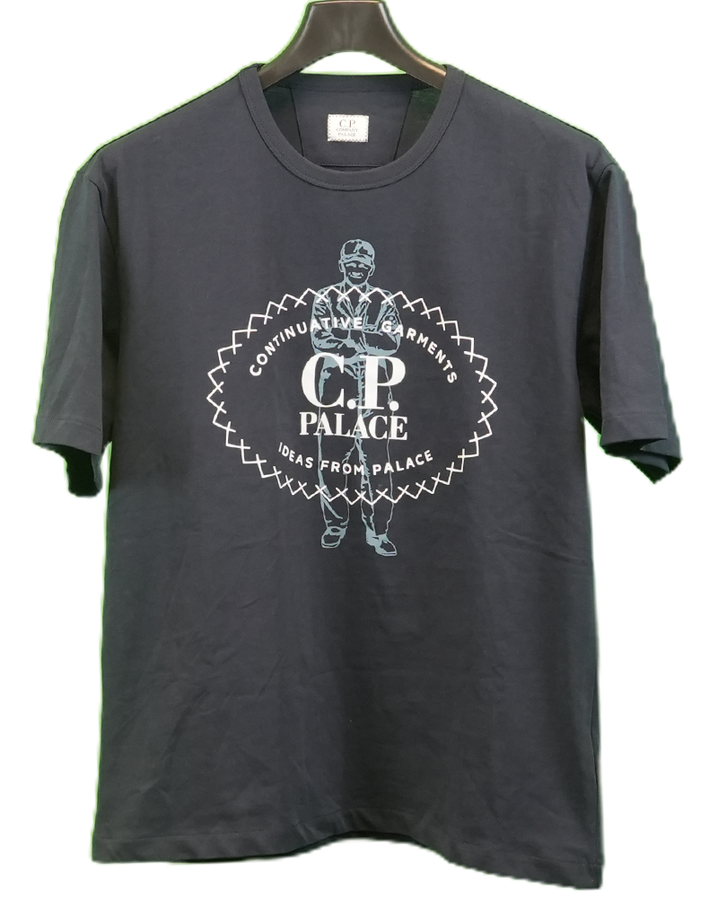 C.P Company x Palace T-Shirt Navy Blue