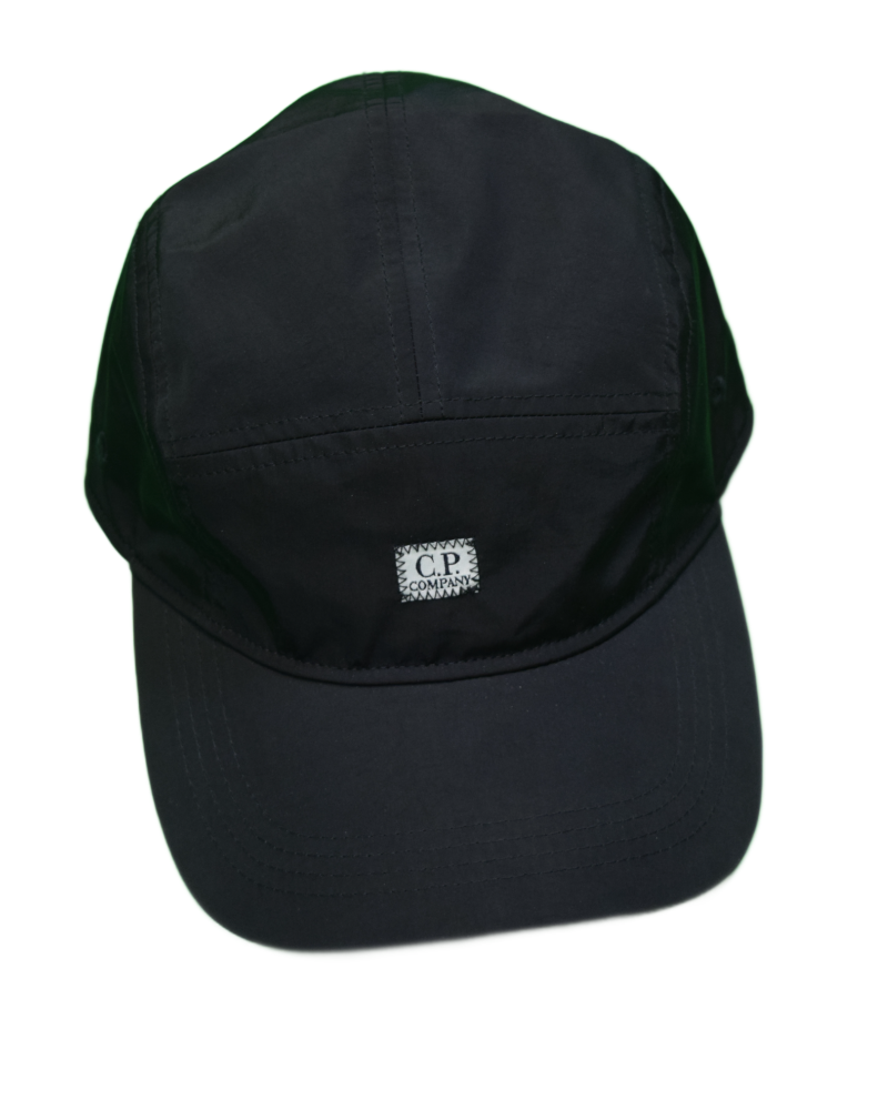 C.P Company Chrome R Baseball Cap Navy Blue front view