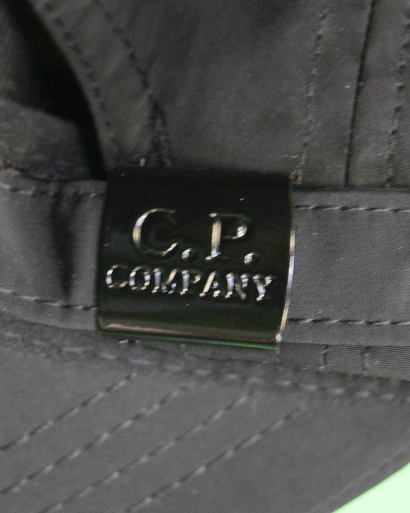 C.P Company Chrome R Baseball Cap Navy Blue detail view