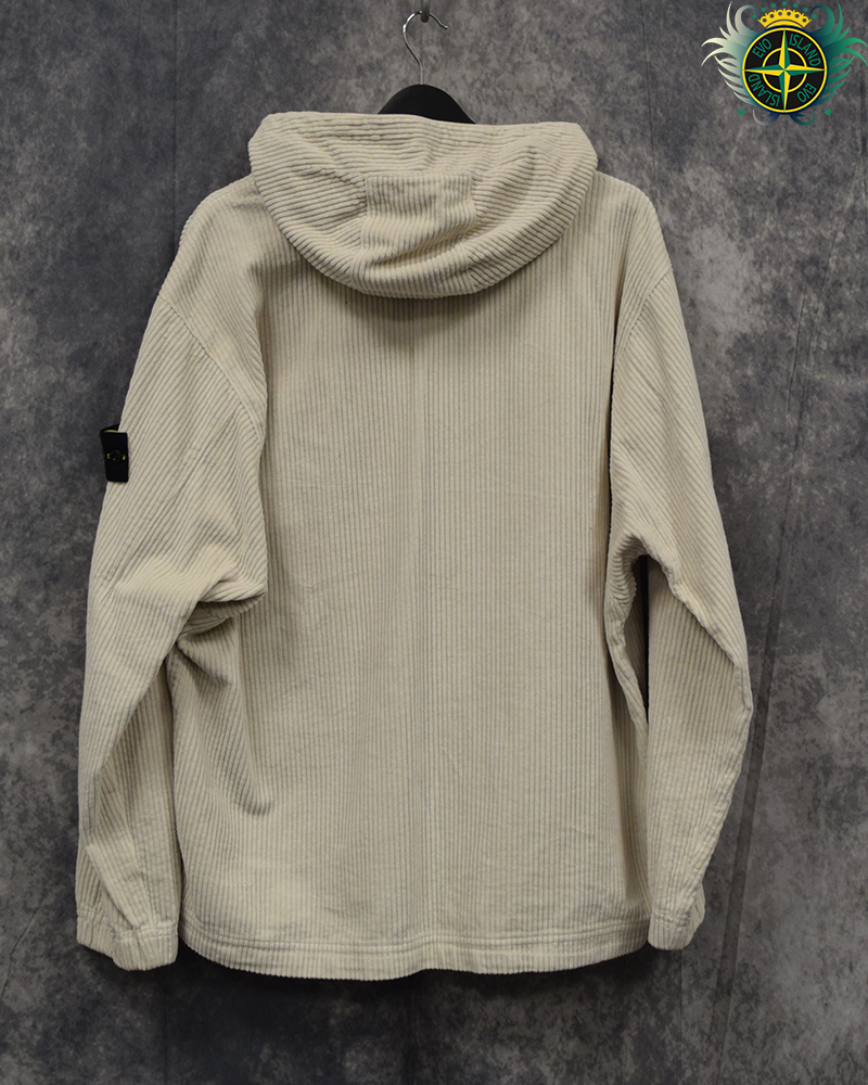 Stone Island Jumbo Cord Smock Cream - L