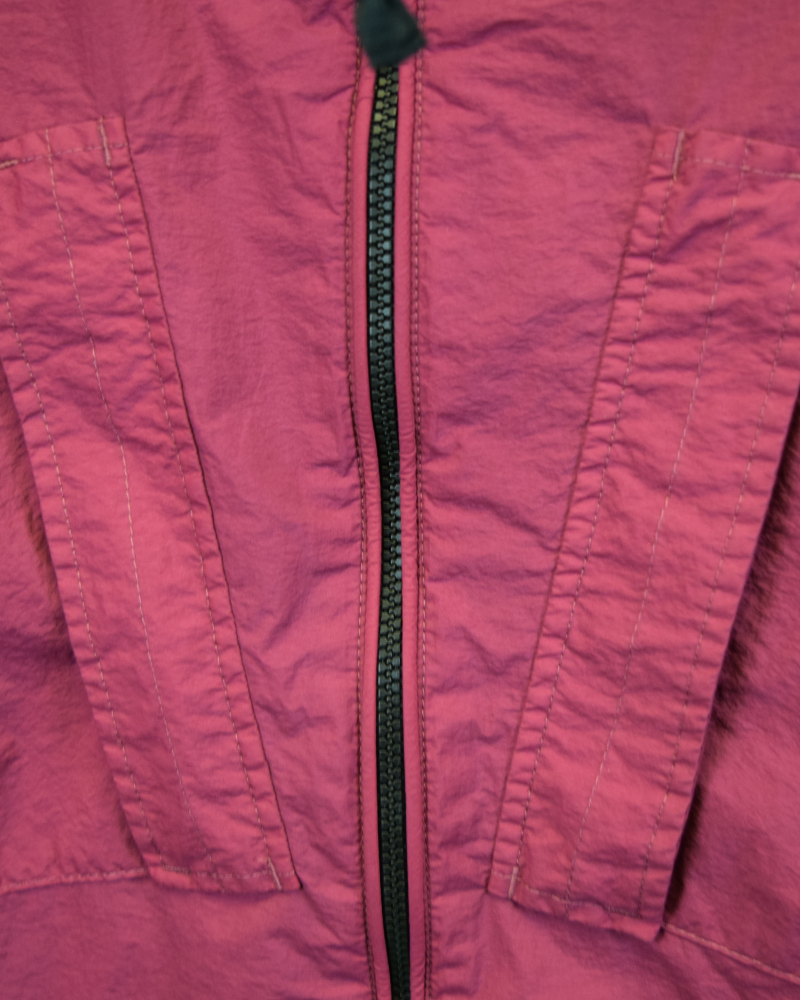 C.P Company Taylon L Lens Overshirt Berry Red detail view