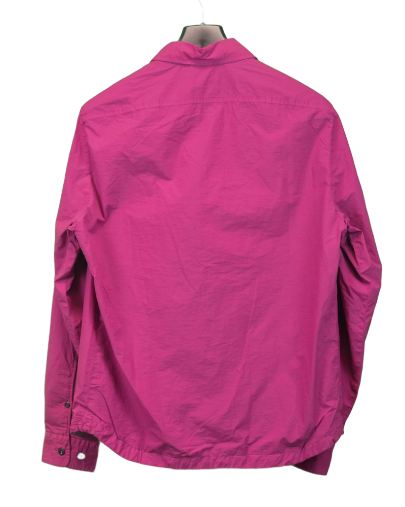 C.P Company Taylon L Lens Overshirt Berry Red back view