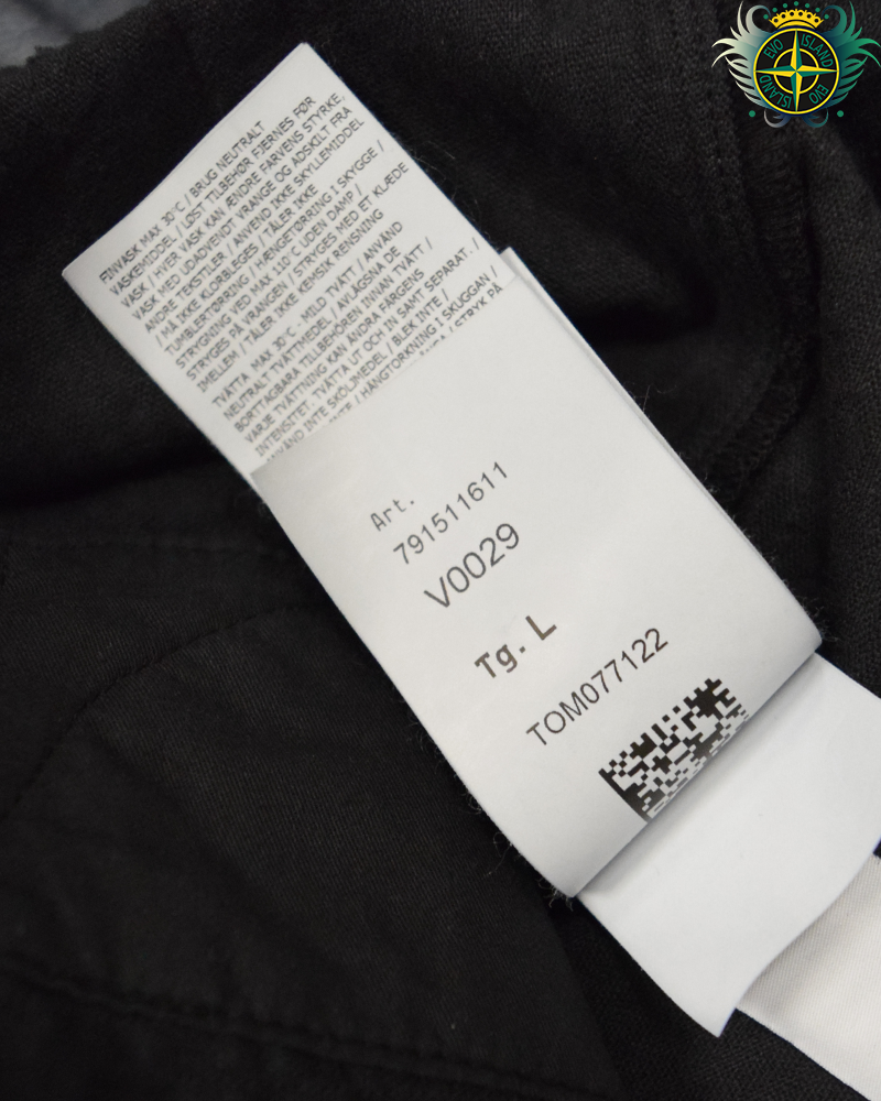 Stone Island Jumbo Cord Smock Black - L