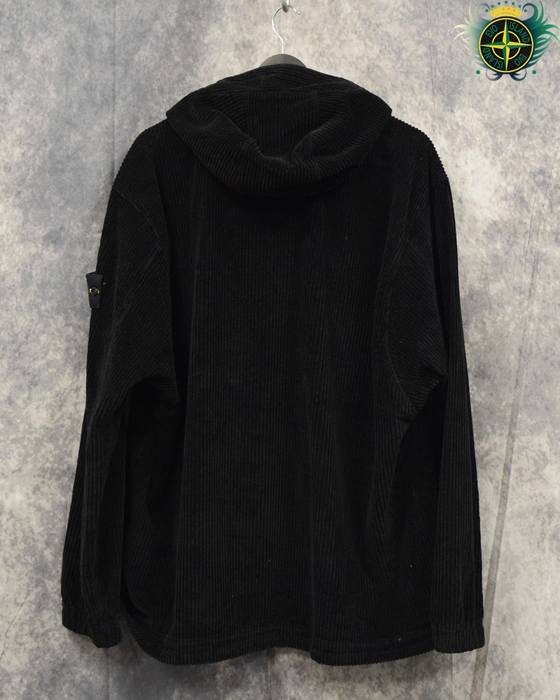 Stone Island Jumbo Cord Smock Black - L