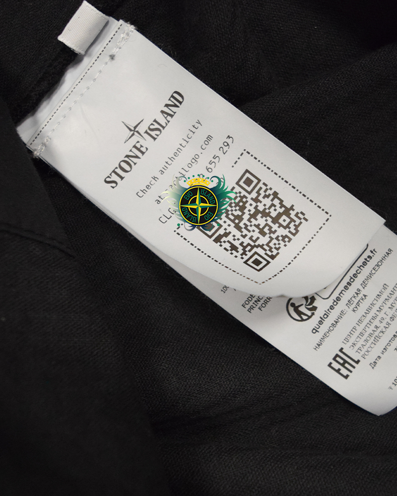 Stone Island Jumbo Cord Smock Black - L