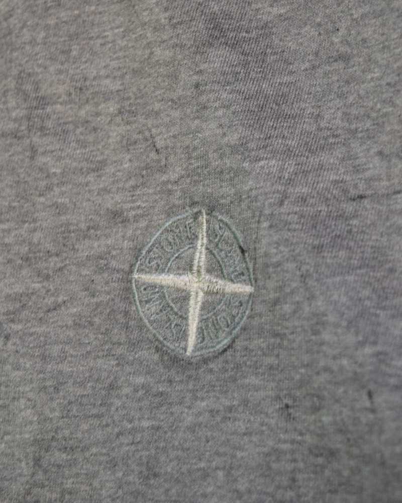 Stone Island Dust Treatment T-Shirt Grey detail view