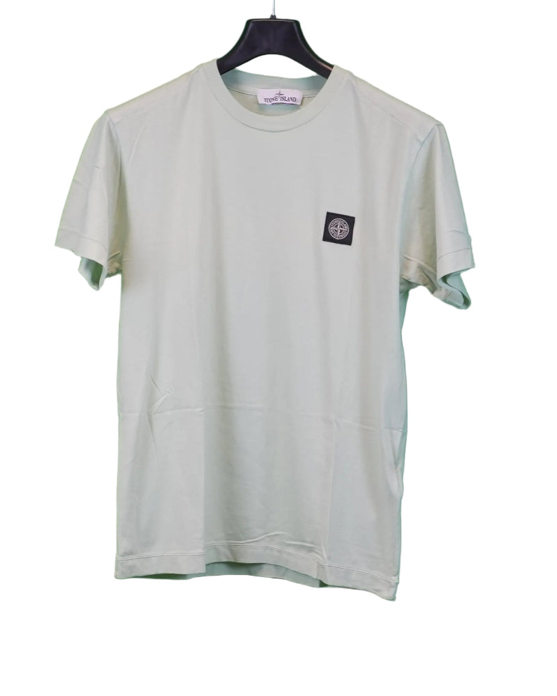 Stone Island Compass Patch T-Shirt Lime
