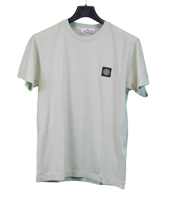 Stone Island Compass Patch T-Shirt Lime