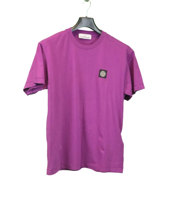 Stone Island Compass Patch T-Shirt Purple