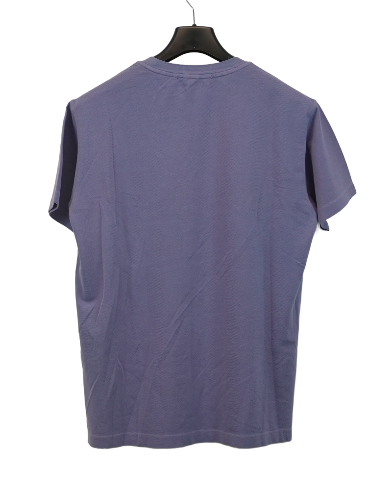 Stone island compass patch T-Shirt purple back view
