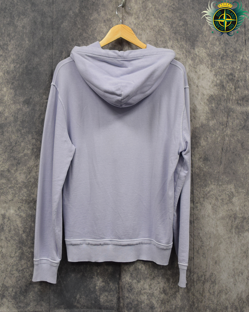 C.P Company Chest Logo Hoodie Light Purple - M