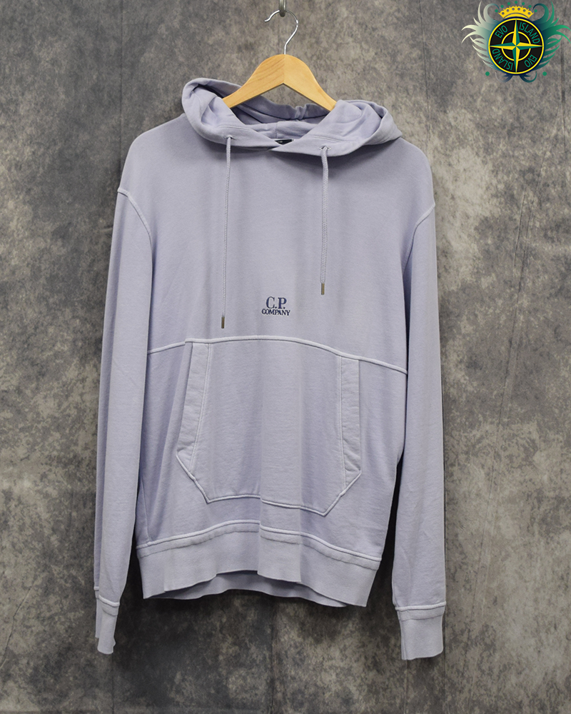 C.P Company Chest Logo Hoodie Light Purple - M