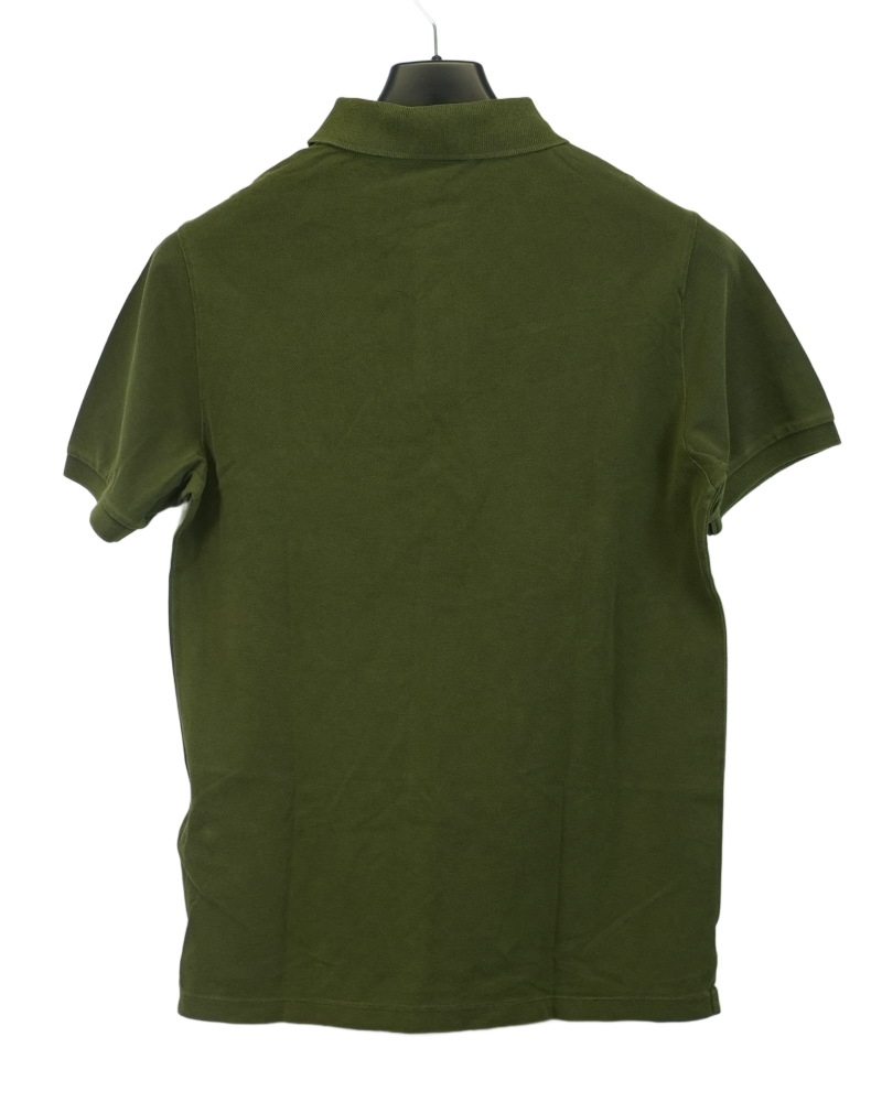 Stone Island Long Sleeve Compass Patch T-Shirt Khaki back view