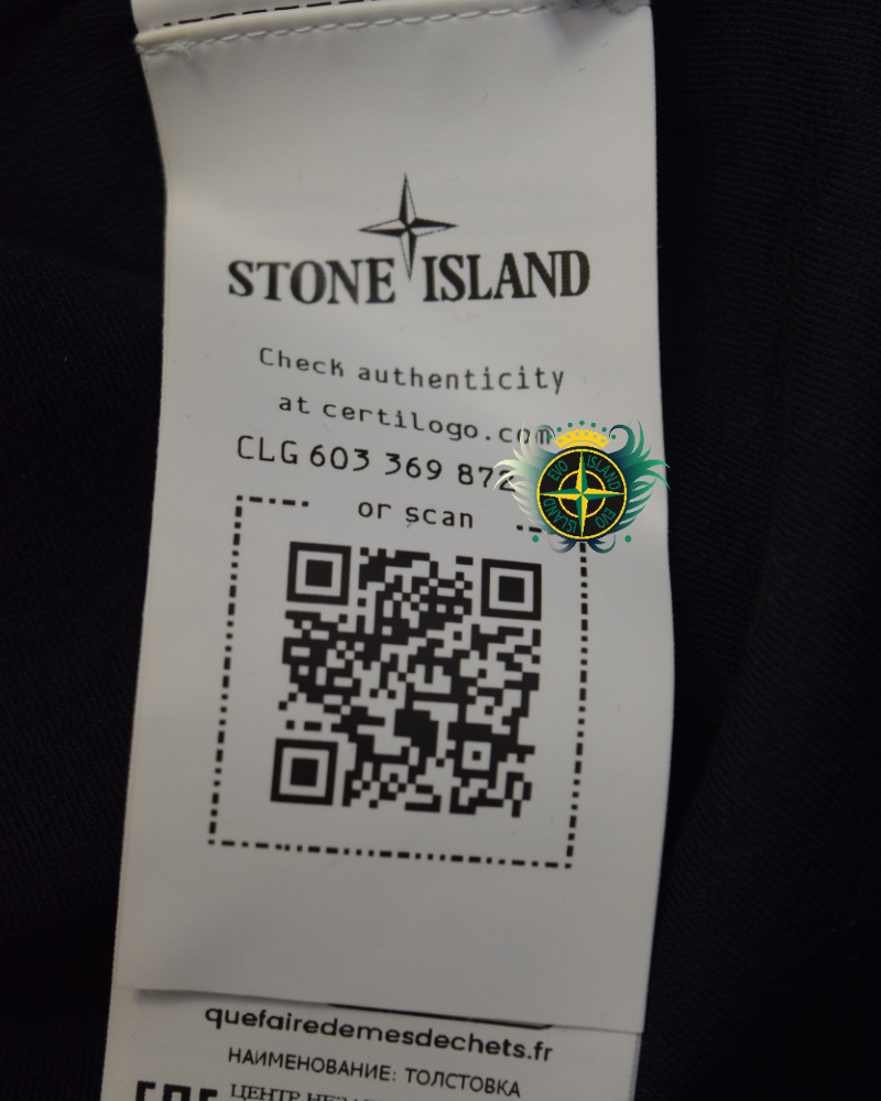 Stone Island Stellina Sweatshirt Black detail view