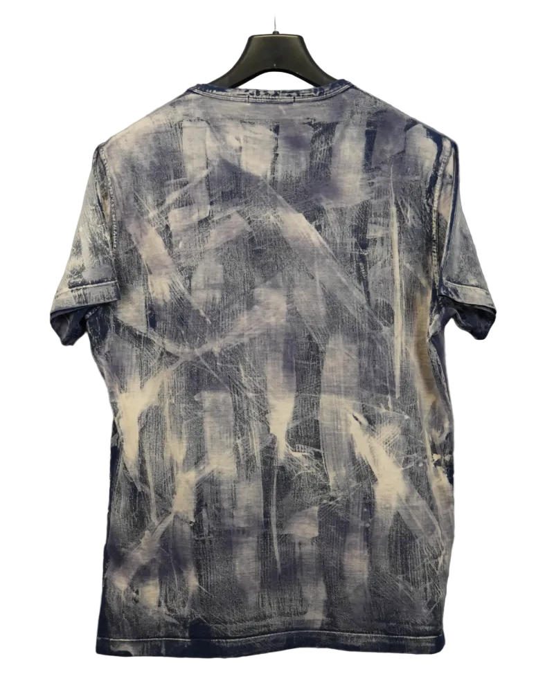Stone Island Snow Beast Custom Vintage T-Shirt Blue back view