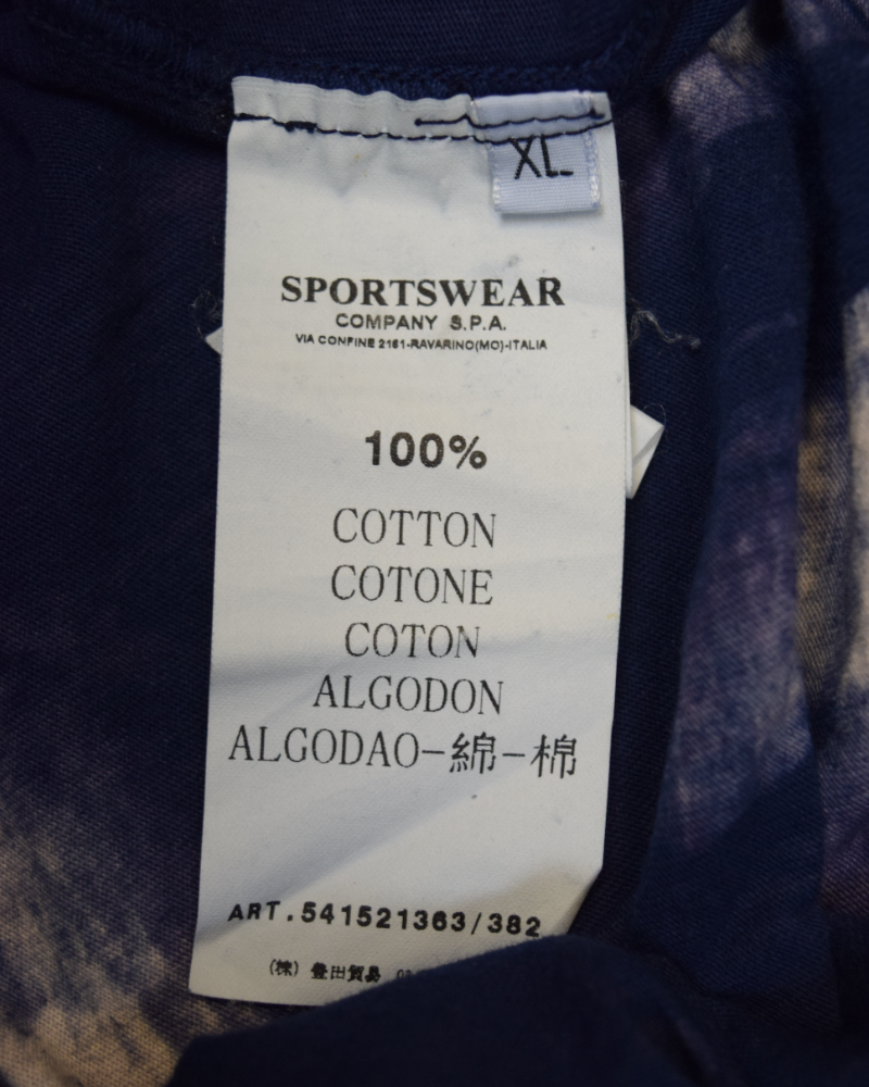 Stone Island Snow Beast Custom Vintage T-Shirt Blue detail view