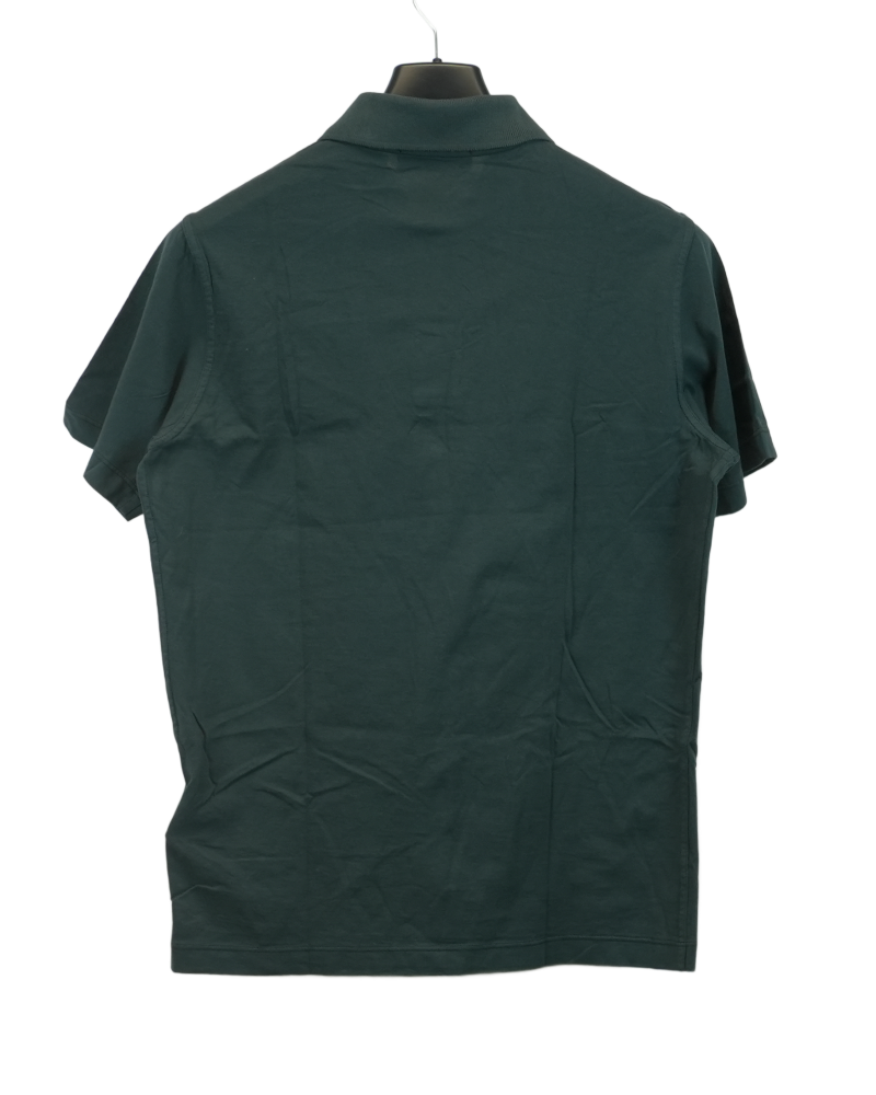 Stone Island Compass Patch Polo Shirt Dark Grey back view
