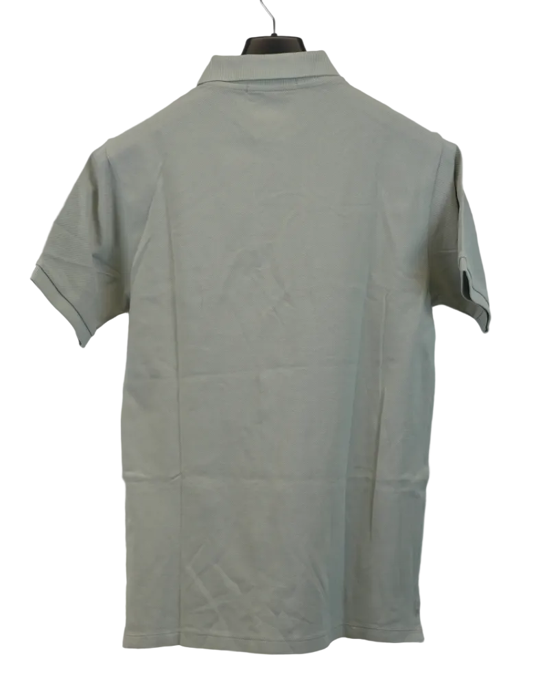 Stone Island Compass Patch Polo Shirt Stone back view