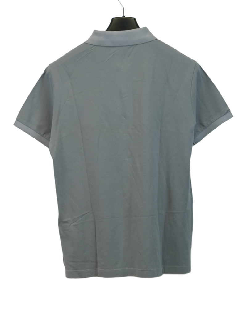 Stone Island Compass Polo Shirt Grey back view