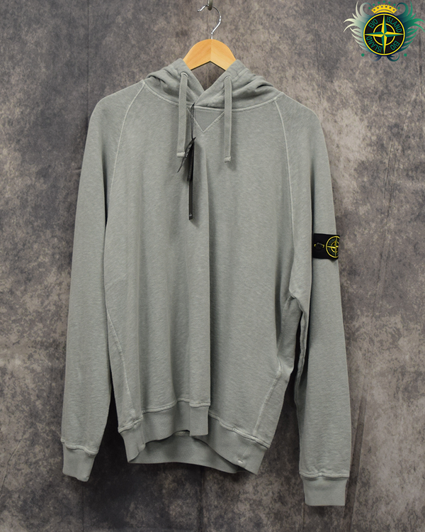 Stone Island Washed Hoodie Light Blue - XL