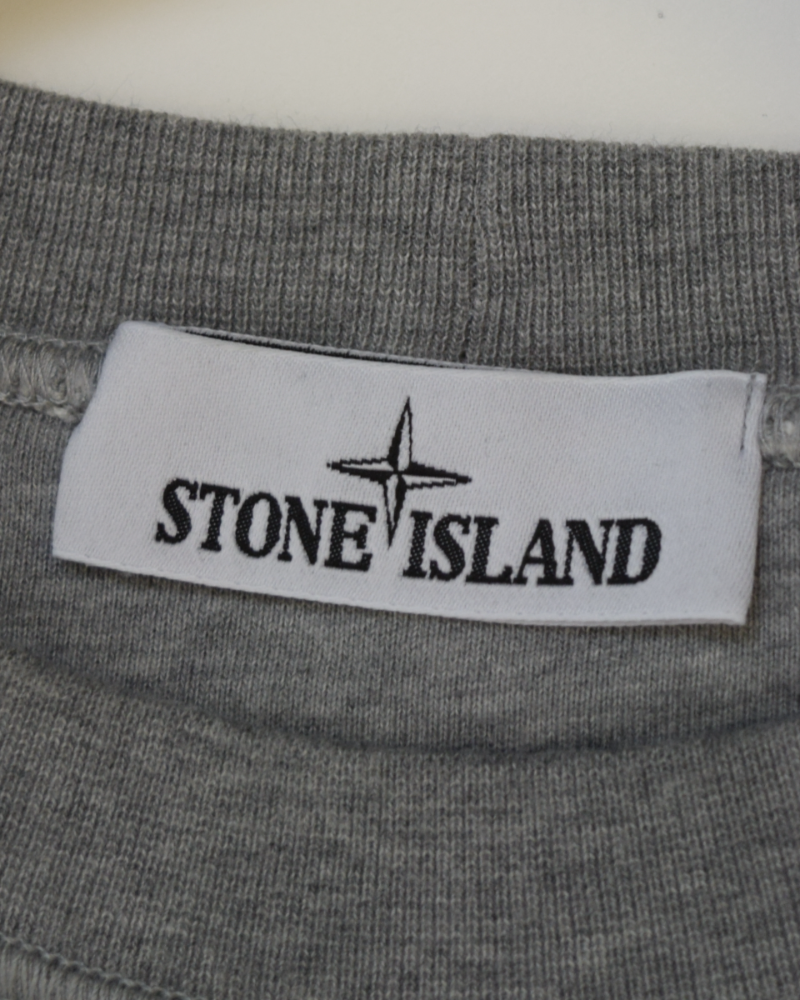 Stone Island Crewneck Sweatshirt Grey detail view