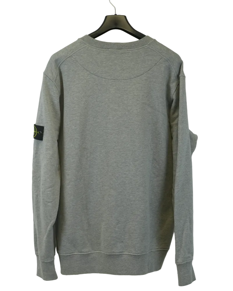 Stone Island Crewneck Sweatshirt Grey back view