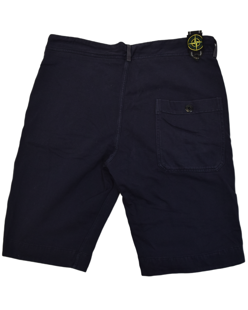 Stone Island Bermuda Shorts Navy Blue back view