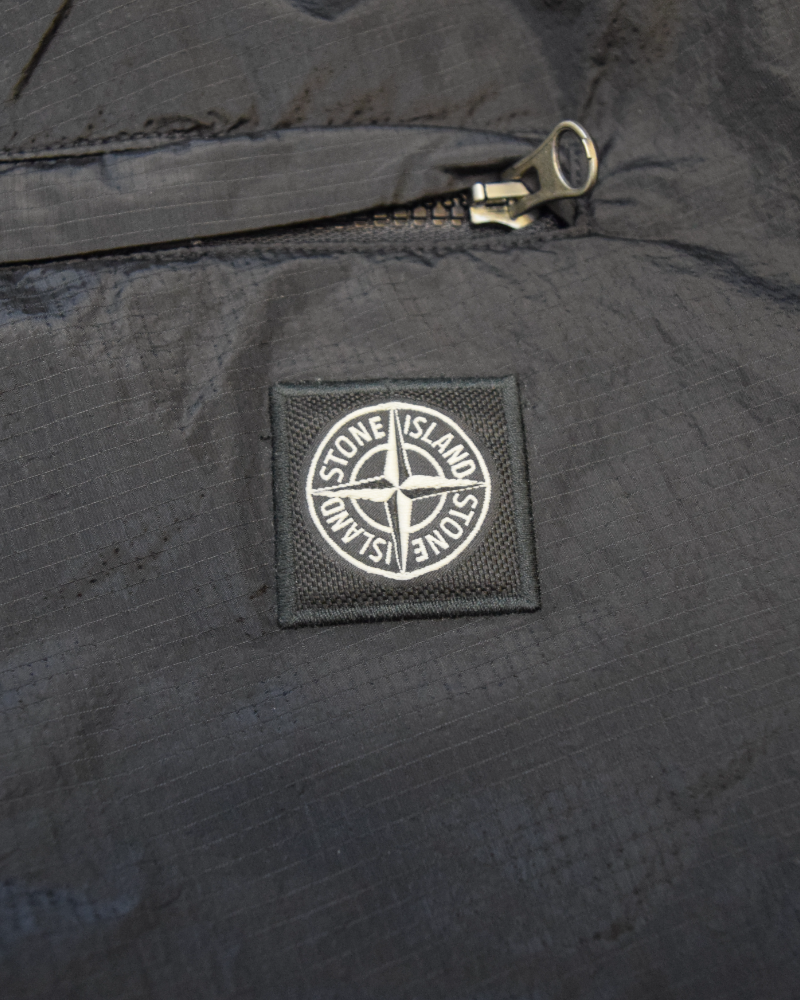 Stone Island Nylon Metal Joggers Black detail view