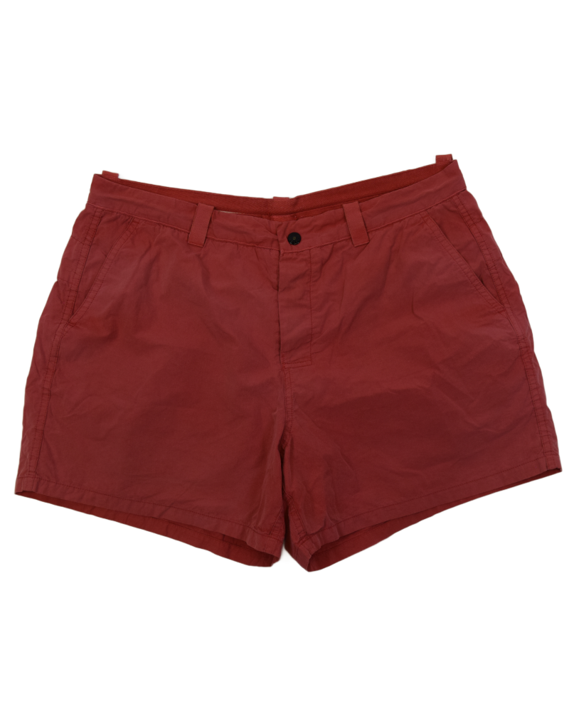 Stone Island Vintage Marina Swim Shorts Red front view