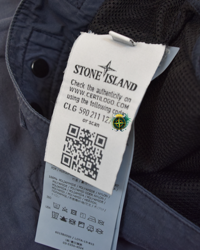 Stone Island Swim Shorts Navy Blue detail view