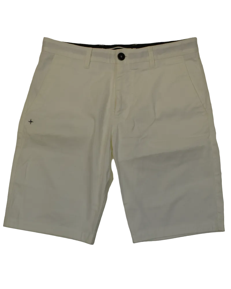 Stone Island Stellina Bermuda Shorts White front view