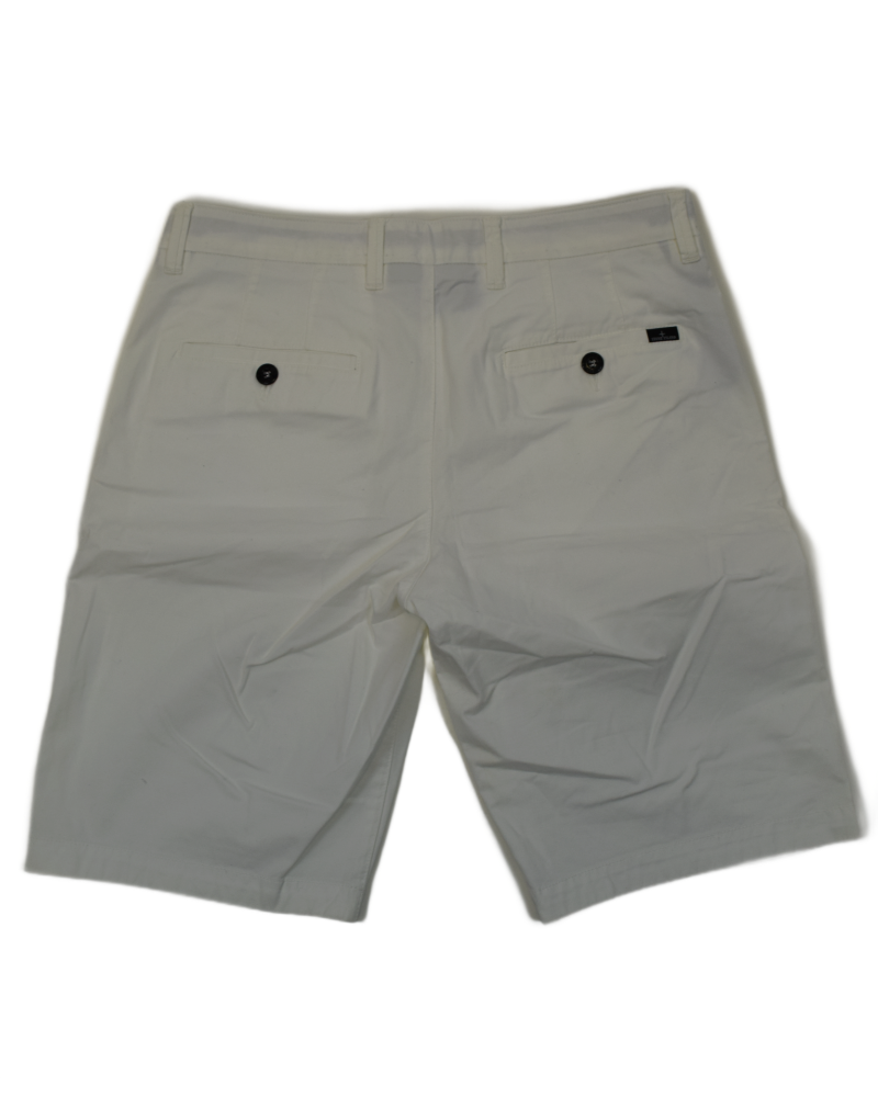 Stone Island Stellina Bermuda Shorts White back view