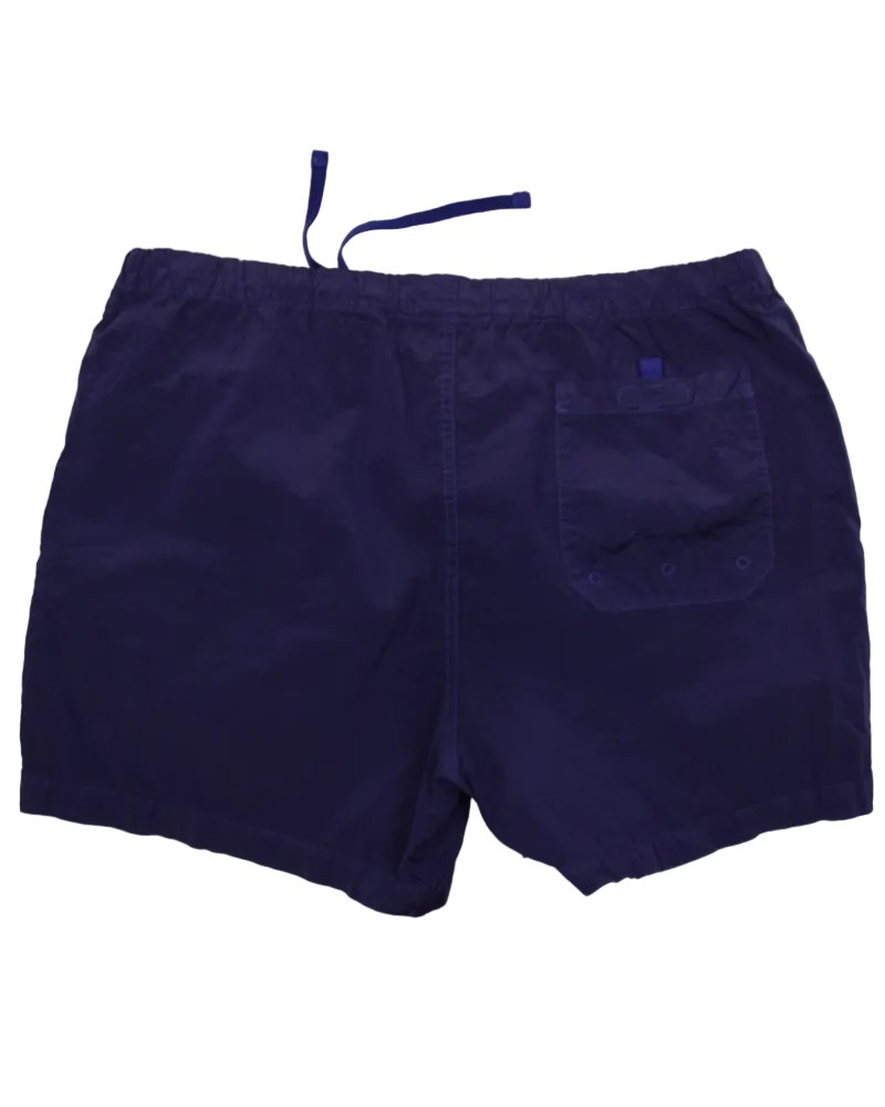 Stone Island Nylon Metal Patch Project Swim Shorts Purple back view