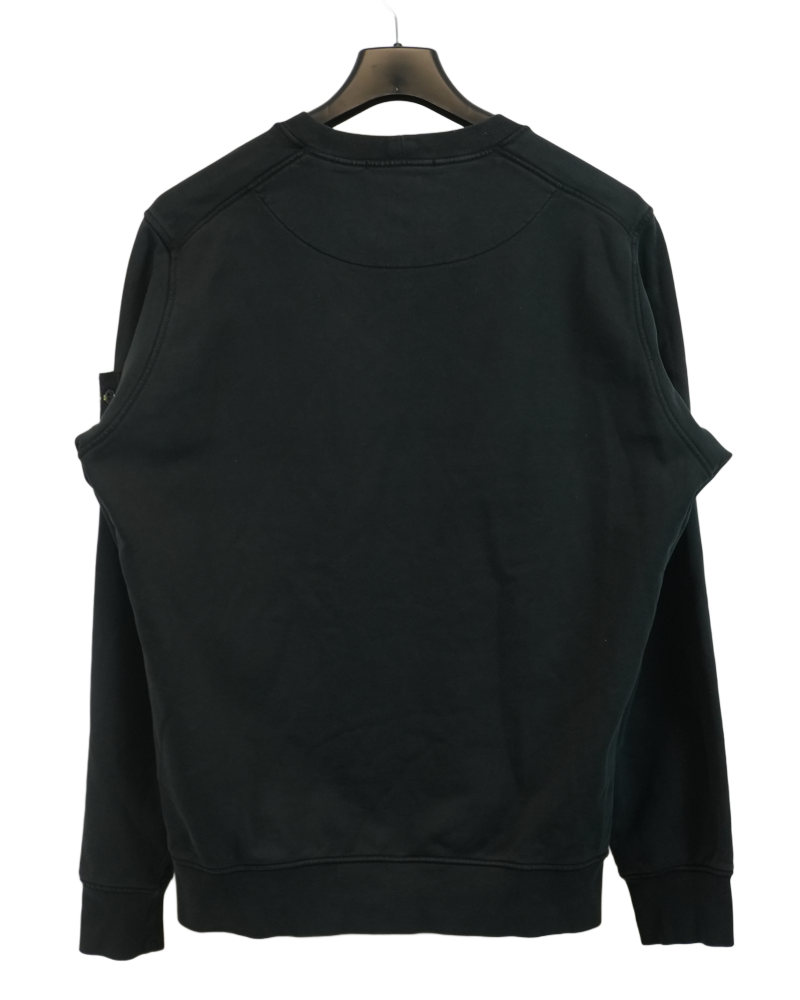 Stone Island Crewneck Sweatshirts Black back view