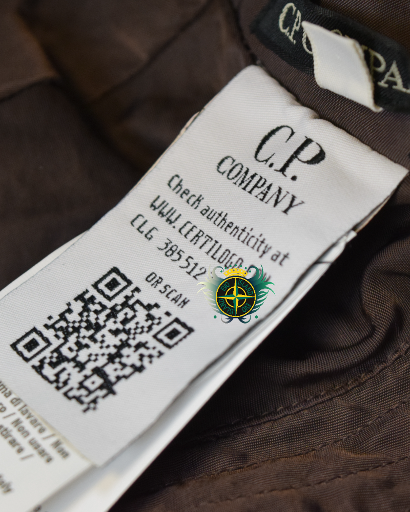C.P Company x Patta Lens Bucket Hat Brown detail view