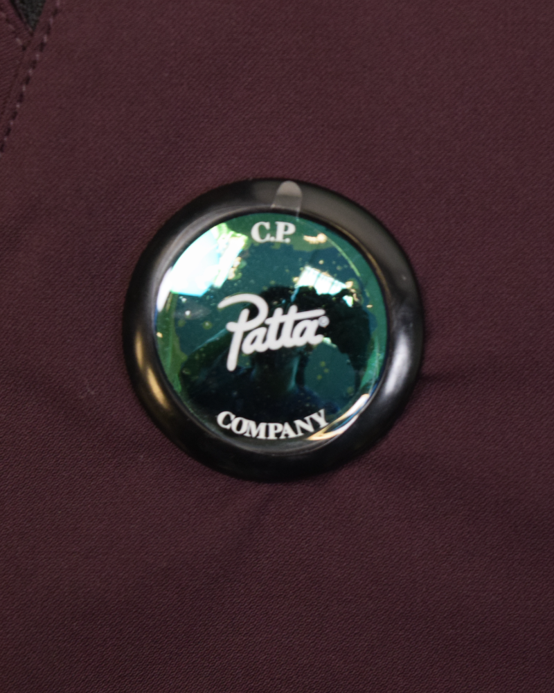 C.P Company x Patta Bistretch Twill Pants Brown detail view