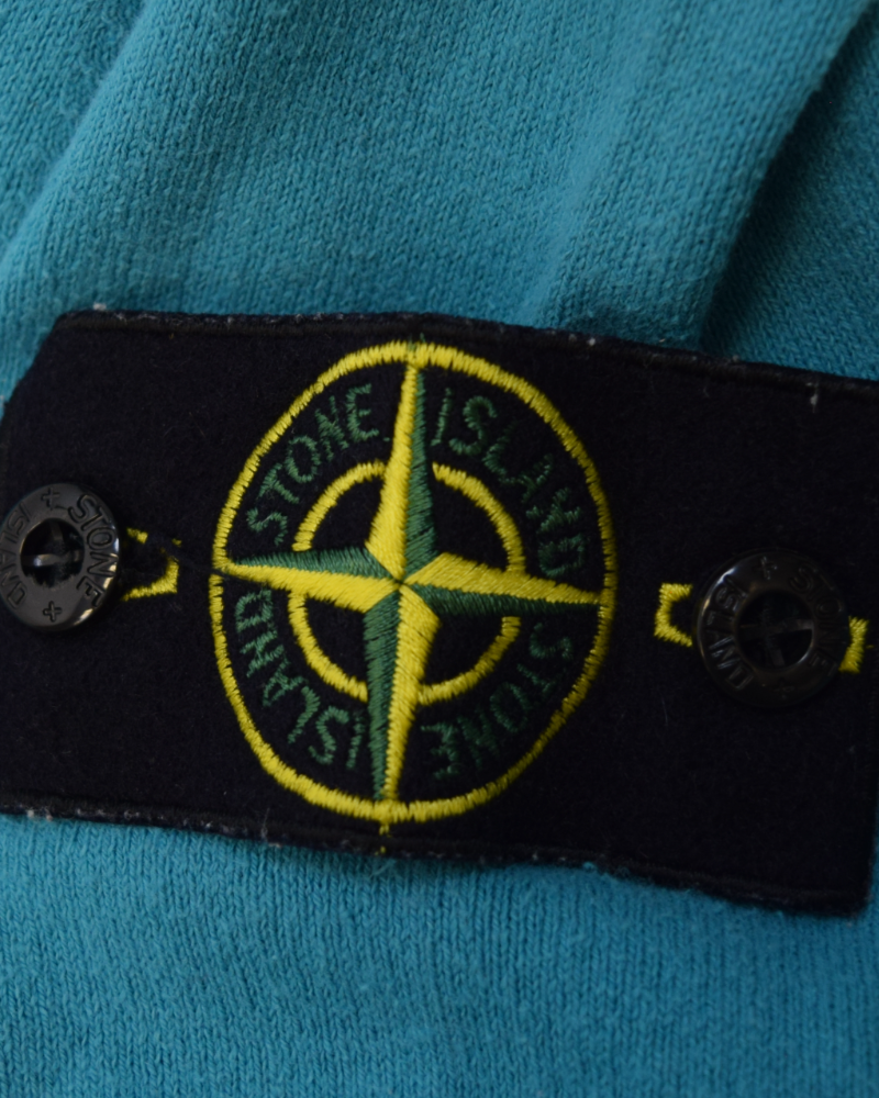 Stone Island Lightweight Crewneck Sweatshirt Blue detail view