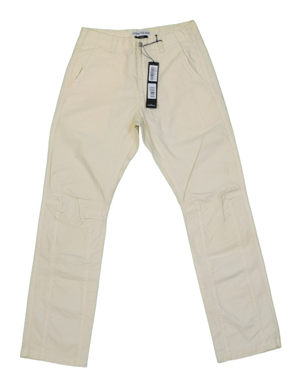 Stone Island Vintage G-Suit Trousers Cream front view
